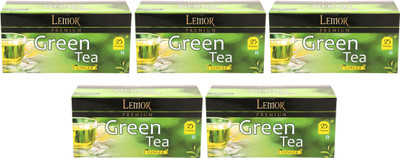 

Lemor Ginger Bag (5 pack of 25 PC) Green Tea Bags(80 g, Box)