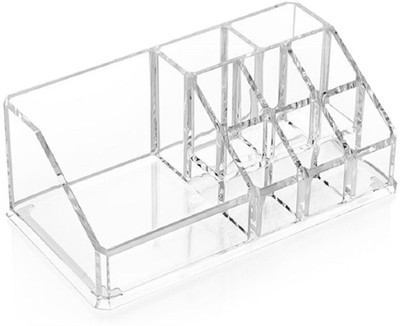 

Skyzone Clear Acrylic Lipstick Holder Stand Cosmetic Display Storage Rack Organizer Makeup Case Box Container Lipstick holder Vanity Box(Clear)
