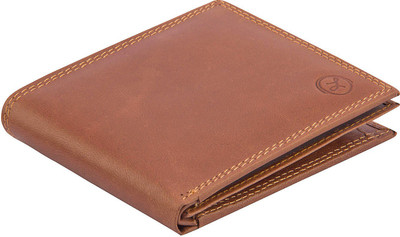 

LIMERENCE Men Brown Genuine Leather Wallet(10 Card Slots)