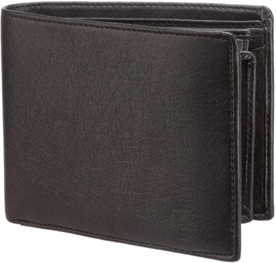 

Contrast Men Black Genuine Leather Wallet(5 Card Slots)