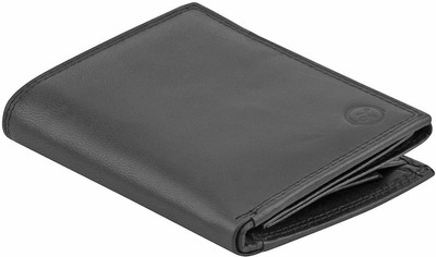 

LIMERENCE Men Black Genuine Leather Wallet(10 Card Slots)