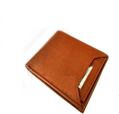 

Aussie youper Men Tan Artificial Leather Wallet(8 Card Slots)