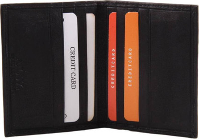 

Southpole Fashions Men Black Genuine Leather Card Holder(10 Card Slots)