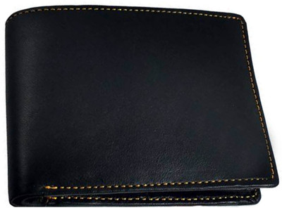 

Wildland Men Black Genuine Leather Wallet(3 Card Slots)