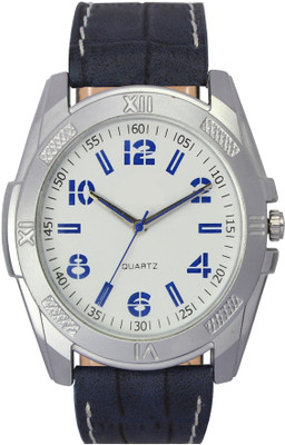 

Talgo RRVOLGA0024 White Analogue Dial And Blue Leather Be Watch - For Boys