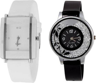 

KNACK KN414Nk104 latest collection of Black and White simple as well Fancy watch for Girls Watch - For Girls