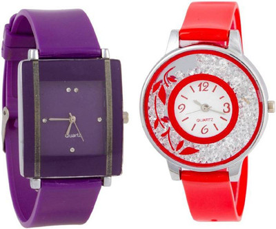 

KNACK KN414Nk102 latest collection of Purple and Red simple as well Fancy watch for Girls Watch - For Girls