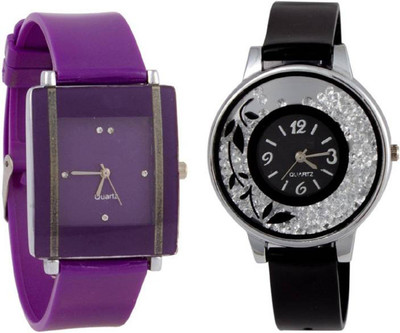 KNACK KN414Nk103 latest collection of Black and Purple simple as well Fancy watch for Girls Watch - For Girls