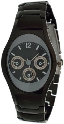 

Varni Retail Latest Full Black Metal Strap Black Dial Girls Watch For Women Watch - For Women