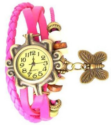 

Happy Deals Pink Butterfly Dori Watch - For Girls