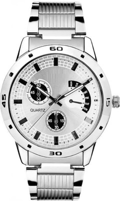 Montres New Designer Chronograph printed Stainless Steel Strap Boys Watch - For Men