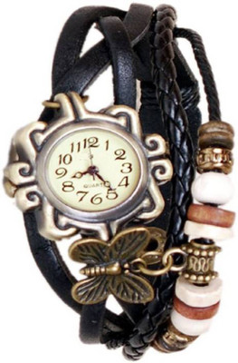 

Happy Deals Black Butterfly Dori Watch - For Girls