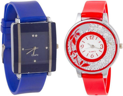 

KNACK KN414Nk100 latest collection of Blue and Red simple as well Fancy watch for Girls Watch - For Girls