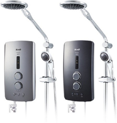 

Alpha 0 L Instant Water Geyser(Misty Silver, Black Metal, Rain Shower), Black metal;misty silver