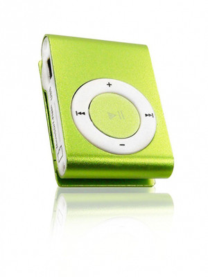 

DRUMSTONE Mini Shuffle Mp3 Player Recharable & USB Drive Earphone Pouch Shuffle Design Rechargeable MP3 Player MP3 Player(Green, 0 Display)
