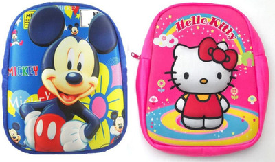 

deconte kidson combo pack ( ltr 7 L Backpack(Pink, Blue), Blue;pink