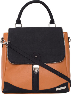 

Beloved BLSHBBLT030 2.5 L Backpack(Black, Tan)