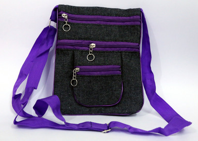 

kamlesh jeans Messenger Bag(Dark Blue, 12 inch)