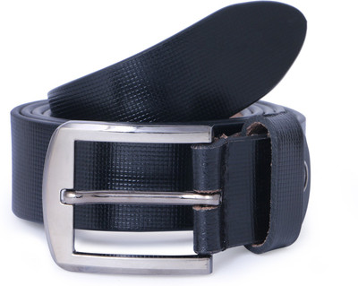 

Debonair International Men Blue Genuine Leather Belt, Black