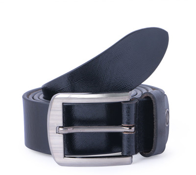 

Debonair International Men Black Genuine Leather Belt