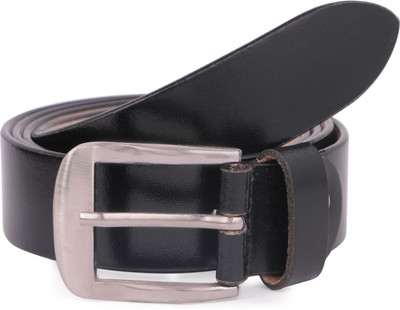 

Debonair International Men Black Genuine Leather Belt