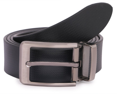 

Debonair International Men Black Genuine Leather Belt