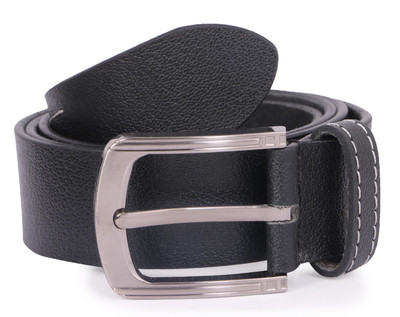 

Debonair International Men Black Genuine Leather Belt