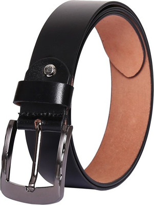 

Chisel Men Casual Black Genuine Leather Belt