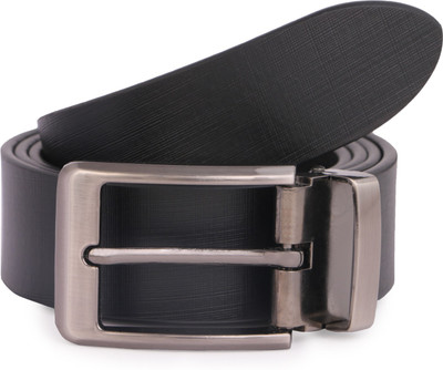 

Debonair International Men Black Genuine Leather Belt