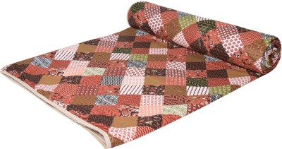 Vissage Geometric Double Dohar for  Mild Winter(Cotton, Multicolor)