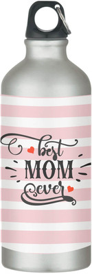 Giftsmate Best Mom Ever Stainless Steel Sipper Water Bottle for Mother Mom for Gym, Office 600 ml Sipper(Pack of 1, Pink) available at flipkart for Rs.449