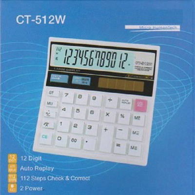 

TRUSTNEST ct-512w Basic Calculator(12 Digit)