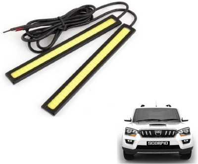 MOCKHE DRL Light-145 New Scorpio Car Fancy Lights(Yellow)