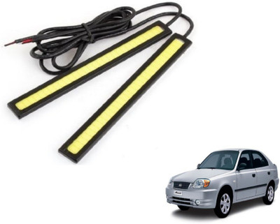 MOCKHE DRL Light-16 Car Fancy Lights(Yellow)