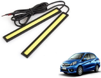 MOCKHE DRL Light-24 Car Fancy Lights(Yellow)