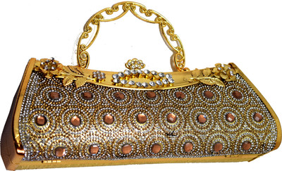 

Chouhan Stylish Party Gold Clutch