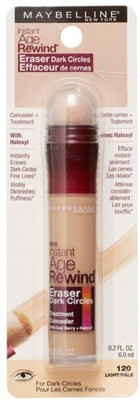 

Maybelline Instant Age Rewind Eraser Dark Circles Concealer, 120 Light/Pale Concealer(120 Light/Pale, 6 ml)