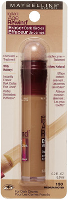 

Maybelline Instant Age Rewind Eraser Dark Circles Concealer, 130 Medium/Moyen Concealer(130 Medium/Moyen, 6 ml)