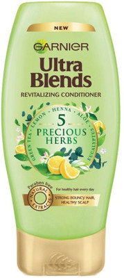 

Garnier New ultra Blends 5 Precious Herbs, Revitalizing Conditioner(175 ml)