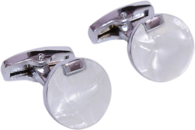 CALVADOSS Alloy Cufflink Set(White)