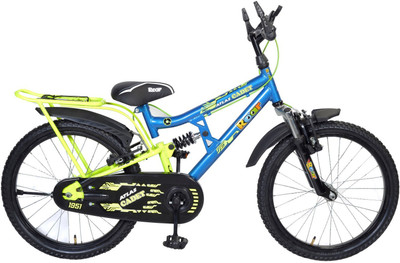 

Atlas Cadet 20inches Dual Suspention Bike For Kids Of Age 9-11Yrs Blue&Green 20 T Recreation Cycle(Single Speed, Blue)