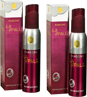

RAMSONS LA OPALE PERFUME BODY SPRAY 120 ML Deodorant Spray - For Men & Women(120 ml, Pack of 2)