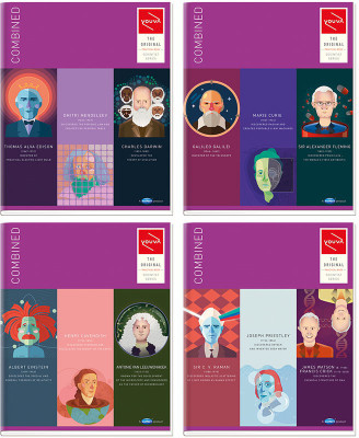 

Navneet Assorted Notebook(Purple Scientist, Multicolor, Pack of 4)