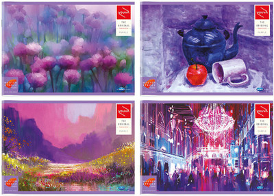 

Navneet Assorted Notebook(Purple, Multicolor, Pack of 4)