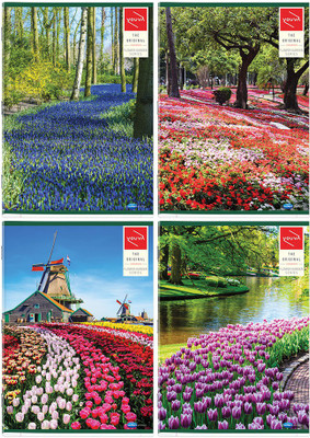 

Navneet A4 Notebook(Flower Garden, Multicolor, Pack of 4)