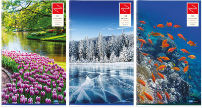 

Navneet Assorted Notebook(Lifescape Series, Multicolor, Pack of 3)