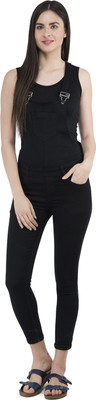 AAKRITHI Women Black Dungaree