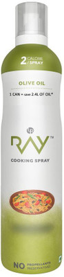 

Ray Healthy Cooking Spray -Refined Olive OIL - 200 ml ( 2 Calories/spray) Olive Oil Can(200 ml)