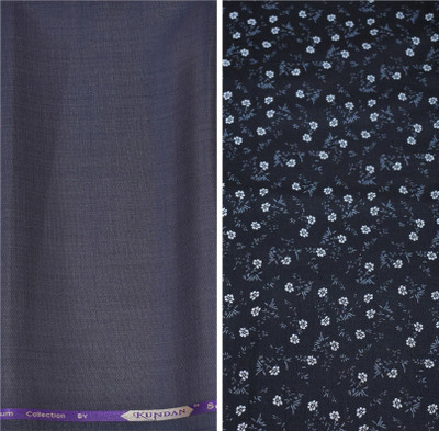 KUNDAN SULZ GWALIOR Cotton Blend Printed Shirt & Trouser Fabric