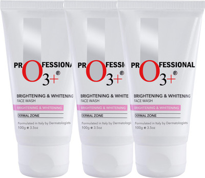 O3+ Brightening & Whitening Face Wash - Pack of 3 Face Wash(150 g)